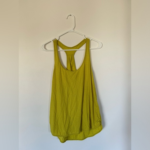 lululemon 105 F Singlet Yellow Tank Top - Picture 2 of 6